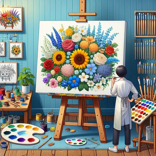 how to paint flowers