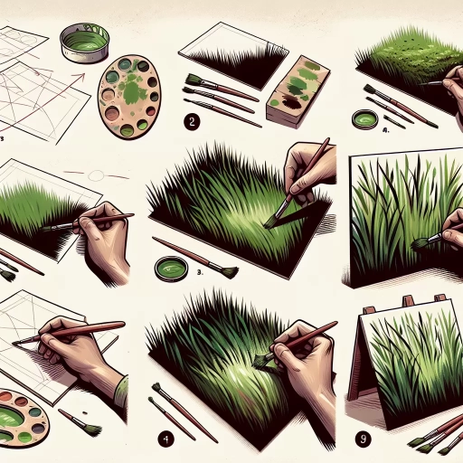 how to paint grass