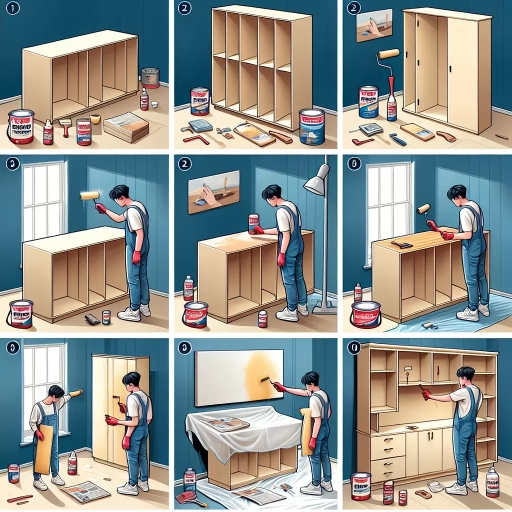 how to paint laminate furniture