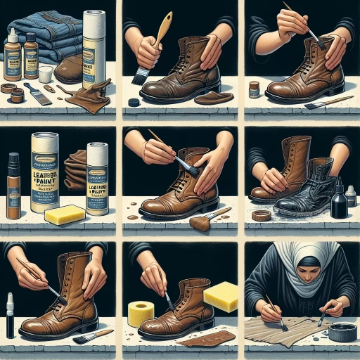 how to paint leather