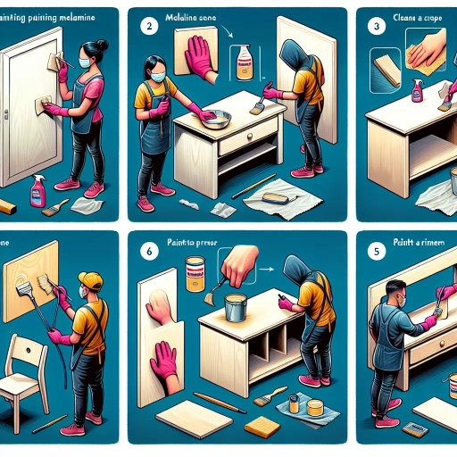 how to paint melamine