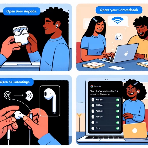 how to pair airpods to chromebook