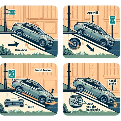 how to park uphill and downhill