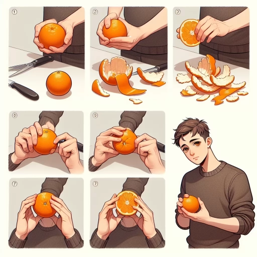 how to peel an orange