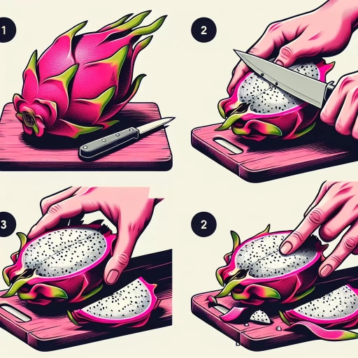 how to peel dragon fruit