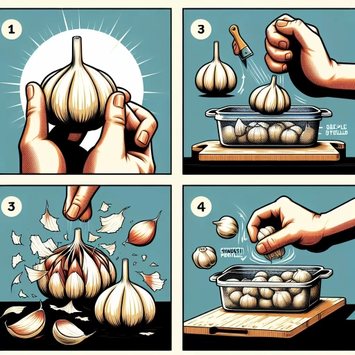 how to peel garlic fast