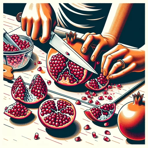 how to peel pomegranate
