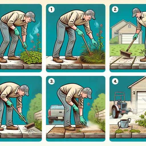 how to permanently get rid of weeds in driveway