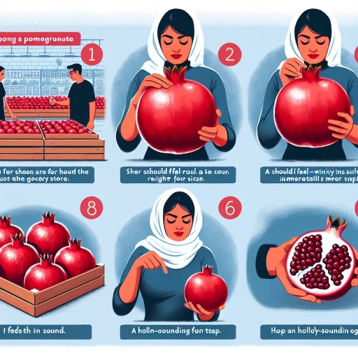 how to pick a good pomegranate