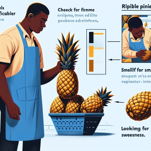how to pick a ripe pineapple