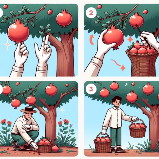 how to pick pomegranate