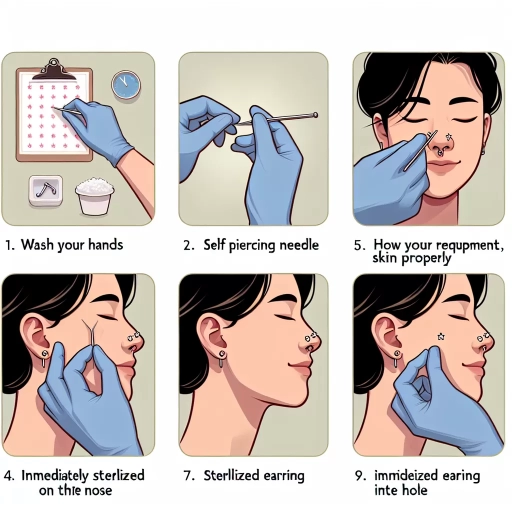 how to pierce your own nose