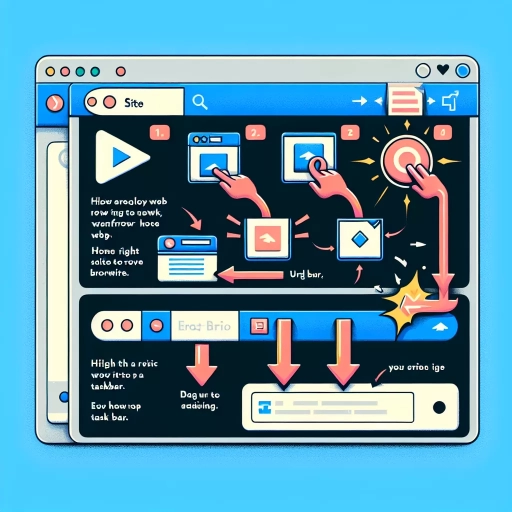 how to pin website to taskbar