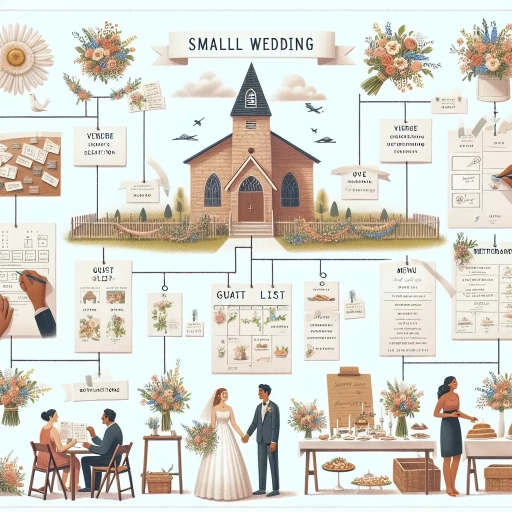 how to plan a small wedding