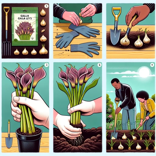 how to plant calla lily bulbs