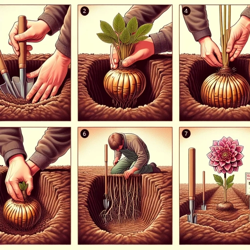 how to plant dahlia tubers