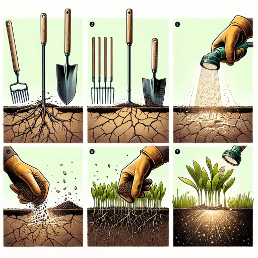 how to plant grass seed on hard dirt