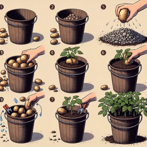 how to plant potatoes in a bucket