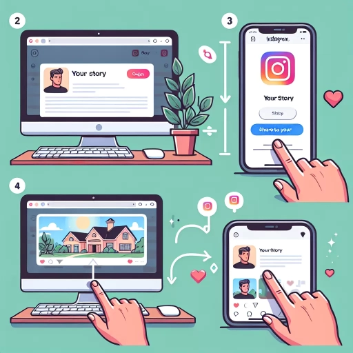 how to post a story on instagram on computer