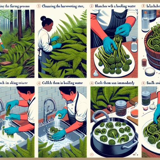 how to prepare fiddleheads