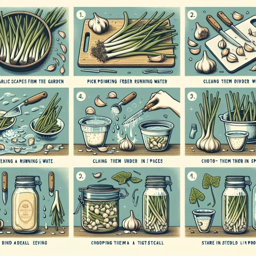 how to preserve garlic scapes