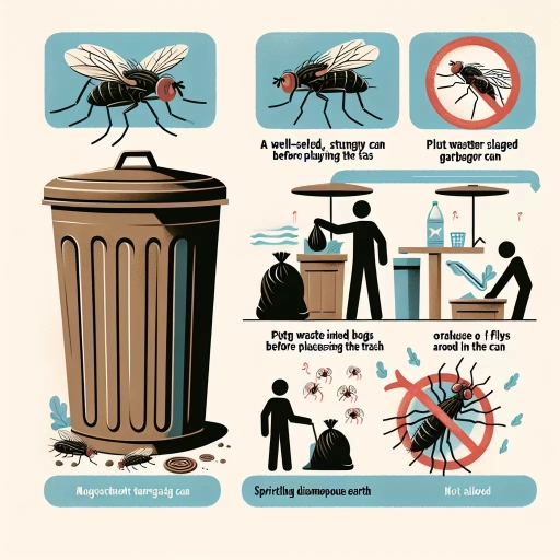 how to prevent maggots in garbage can