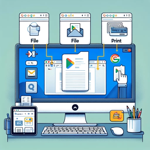 how to print a google doc