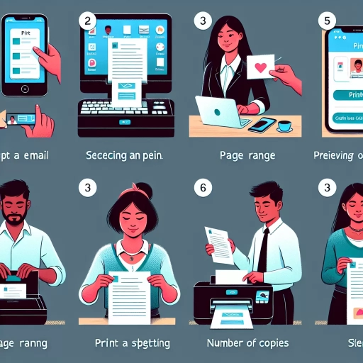 how to print an email