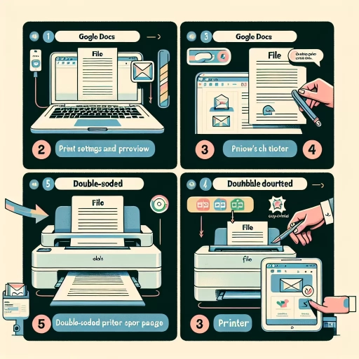 how to print double sided on google docs