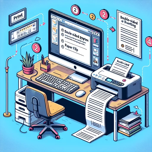 how to print double sided on word