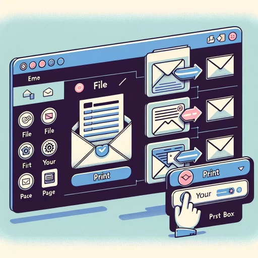 how to print email in outlook
