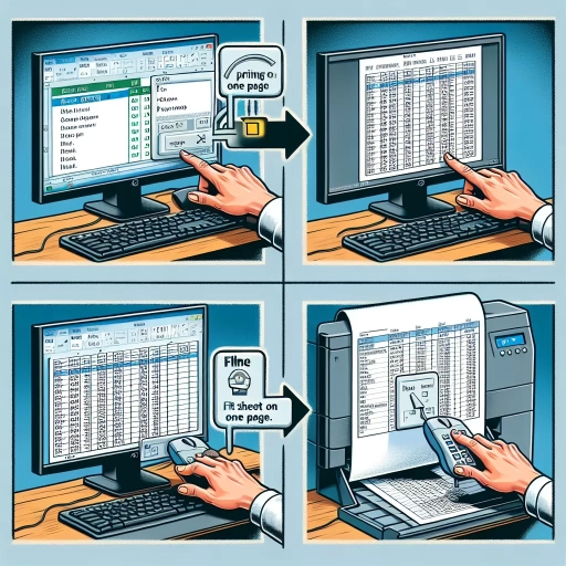 how to print excel sheet on one page