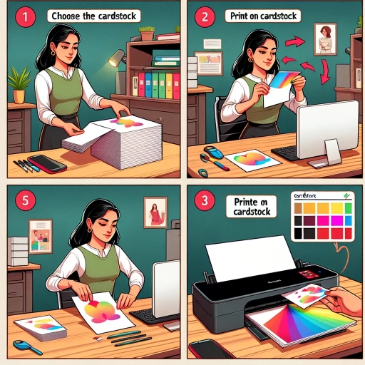 how to print on cardstock