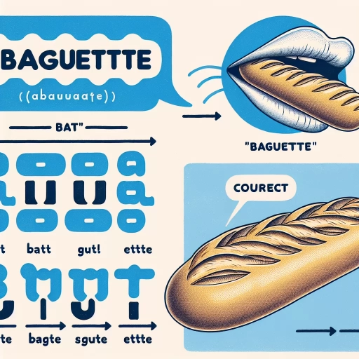 how to pronounce baguette
