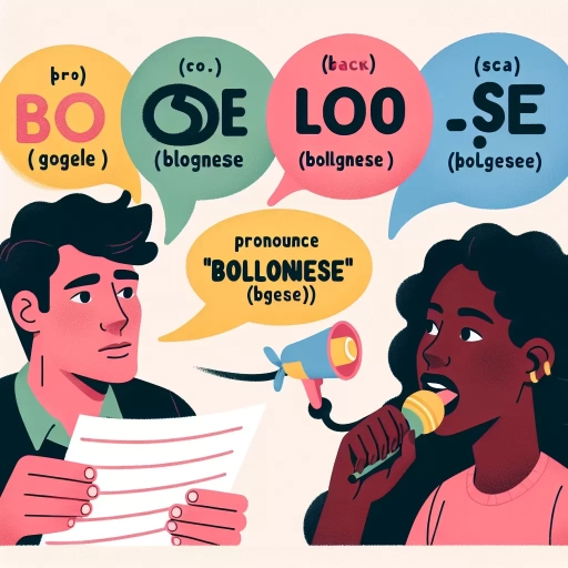 how to pronounce bolognese