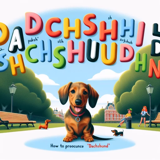 how to pronounce dachshund