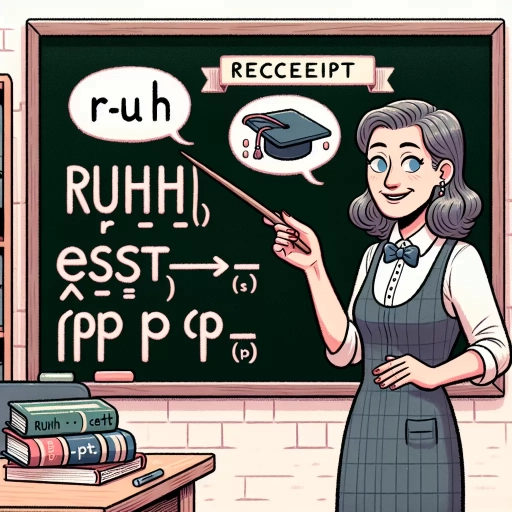 how to pronounce receipt