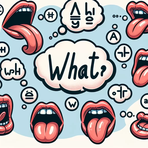 how to pronounce what