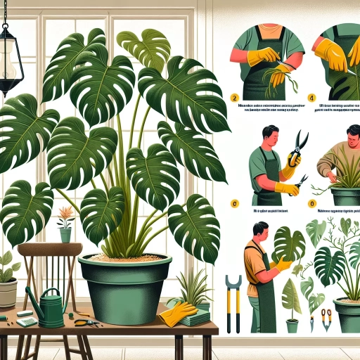 how to prune monstera