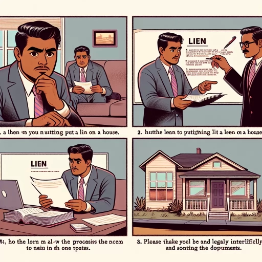 how to put a lien on a house