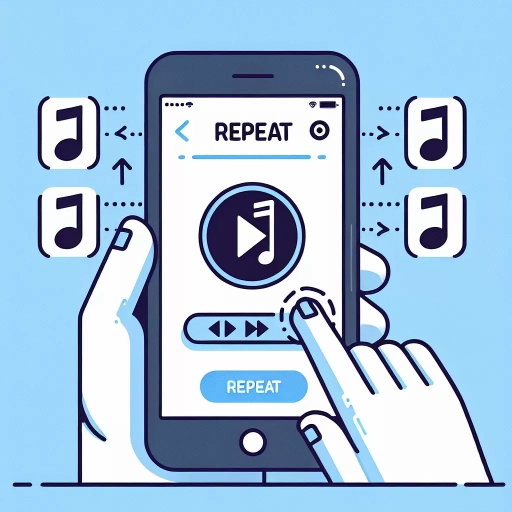 how to put a song on repeat on spotify