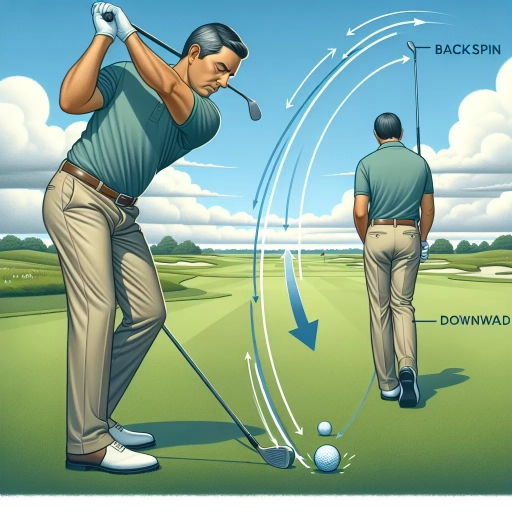 how to put backspin on a golf ball