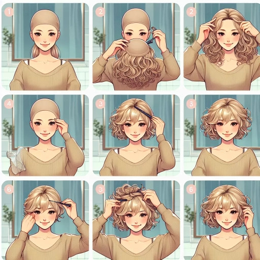 how to put on a wig