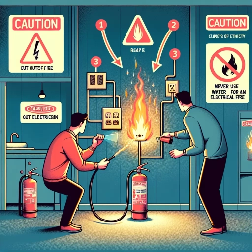 how to put out an electrical fire