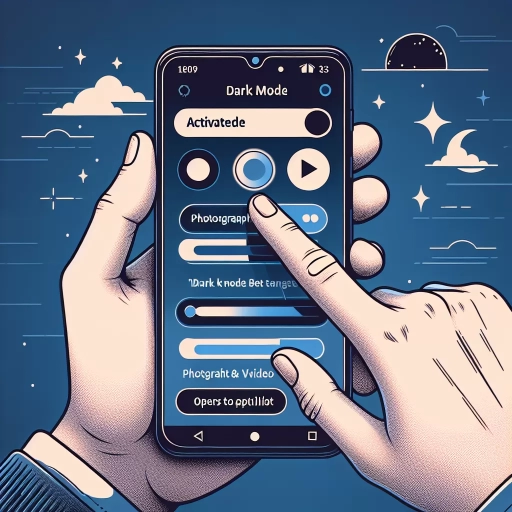 how to put snapchat in dark mode