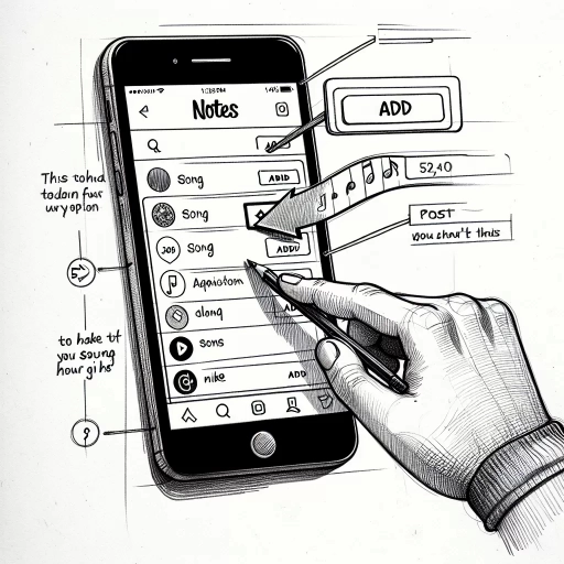 how to put songs on instagram notes