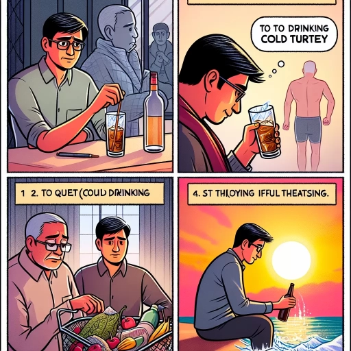 how to quit drinking cold turkey