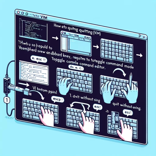 how to quit vim