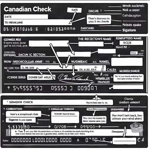 how to read a canadian cheque