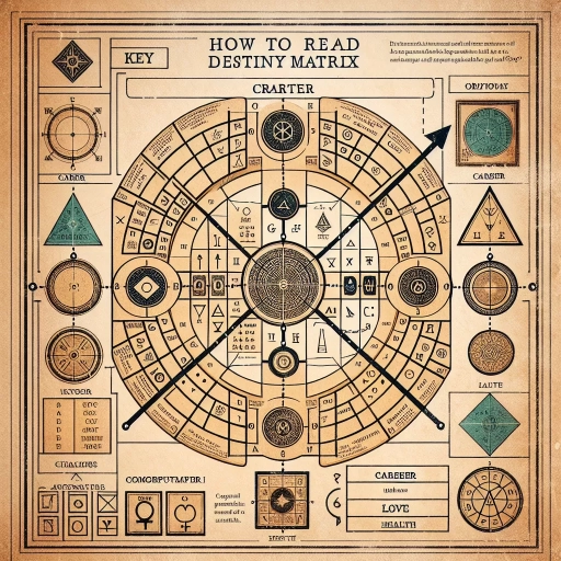 how to read destiny matrix chart